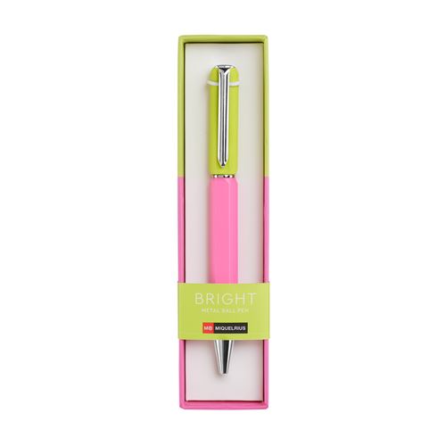 Bolígrafo Miquelrius Metal Bright Amarillo/Rosa