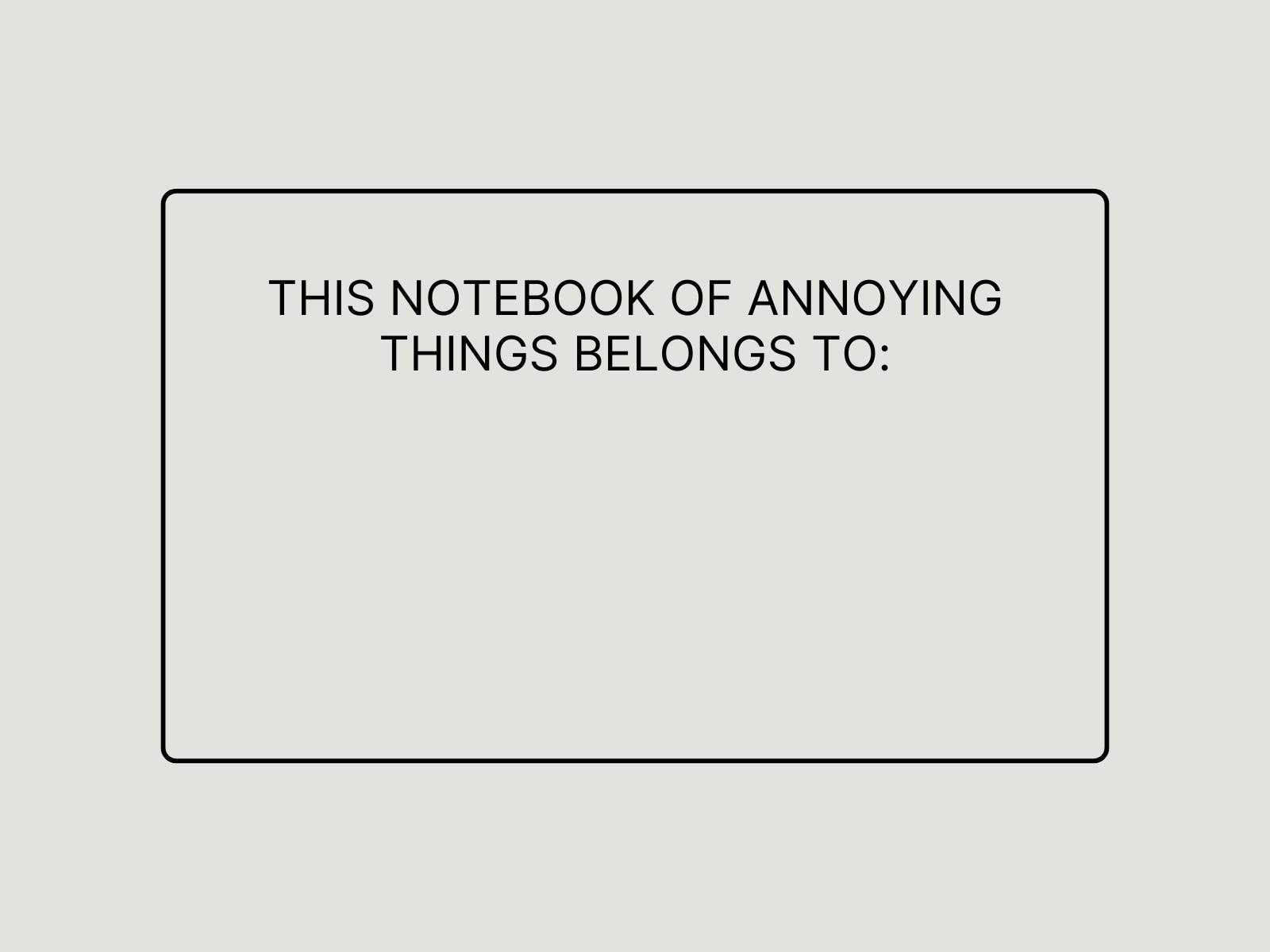 Cuaderno  Annoy