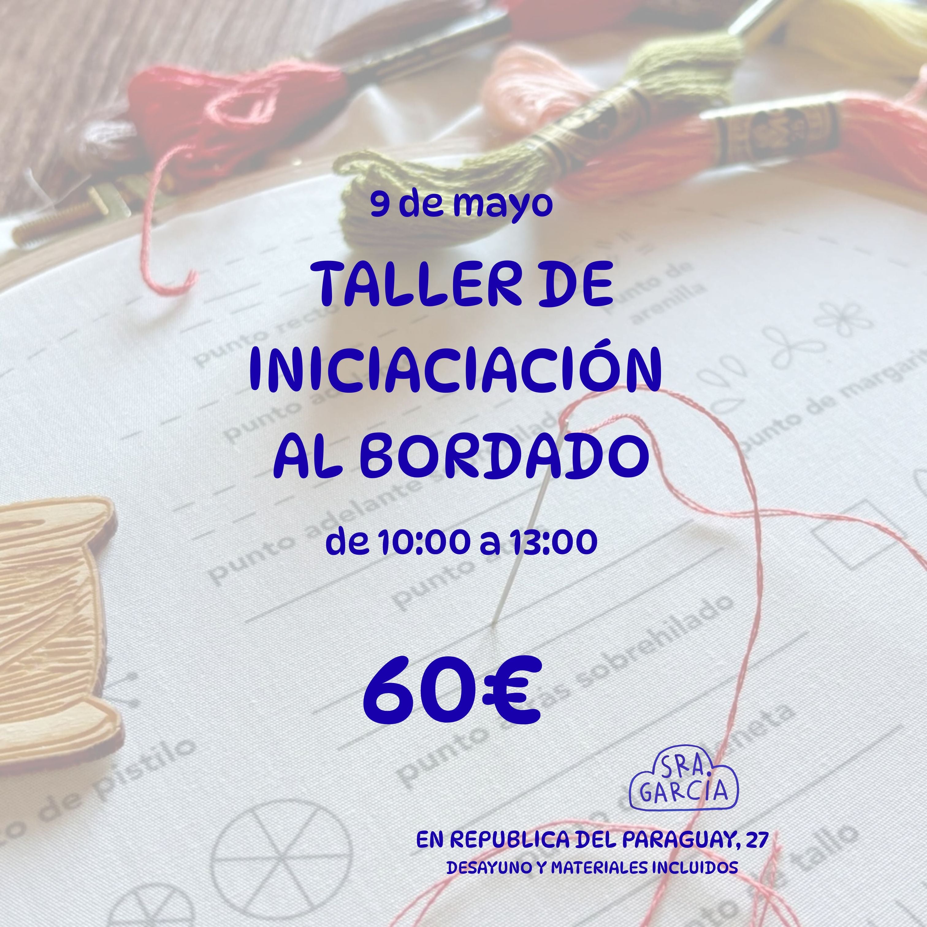 Taller de Iniciación al Bordado (9 de mayo)