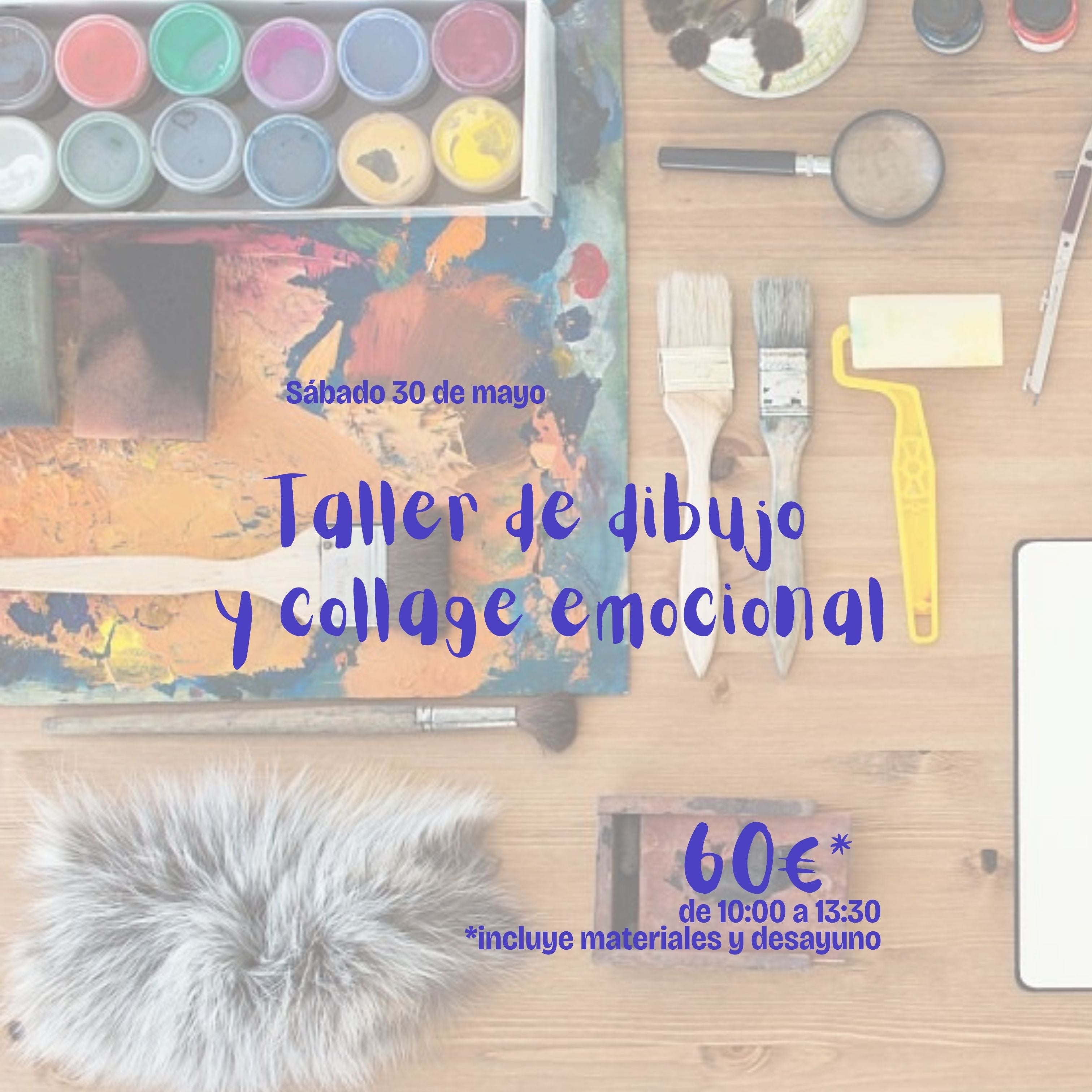 Taller de dibujo y collage (30 de mayo)