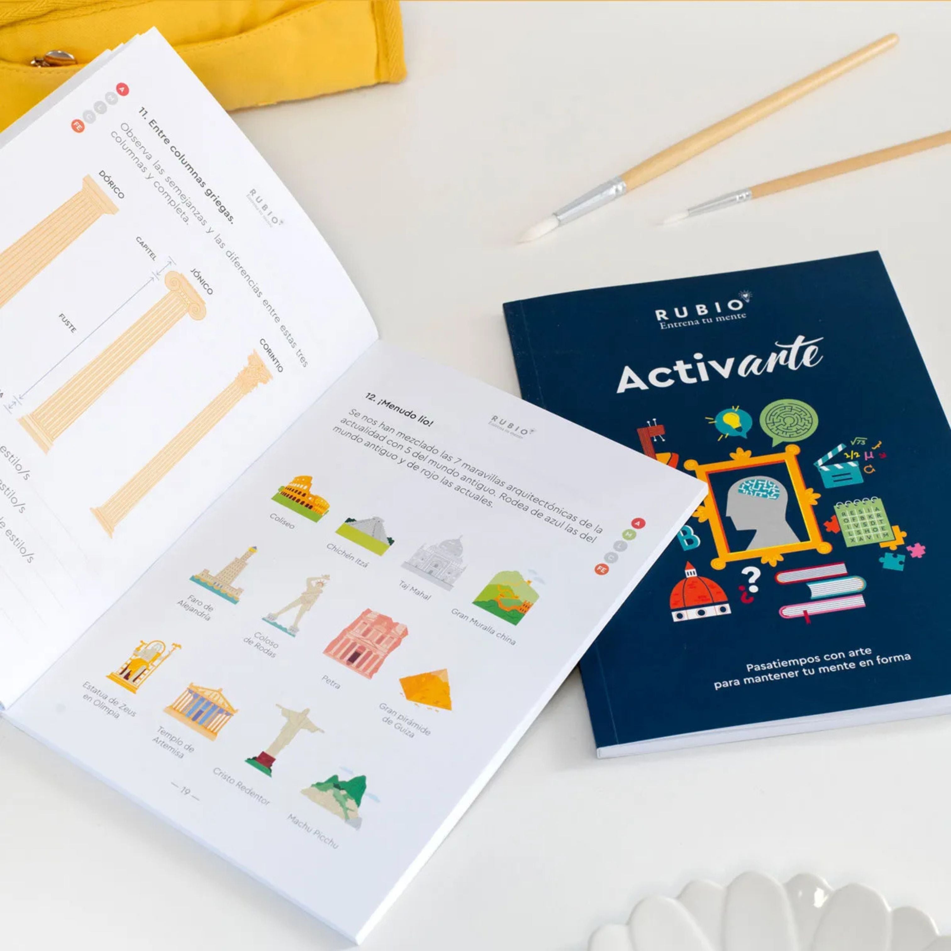 ActivARTE Vol.1: Pasatiempos con arte para entrenar la mente