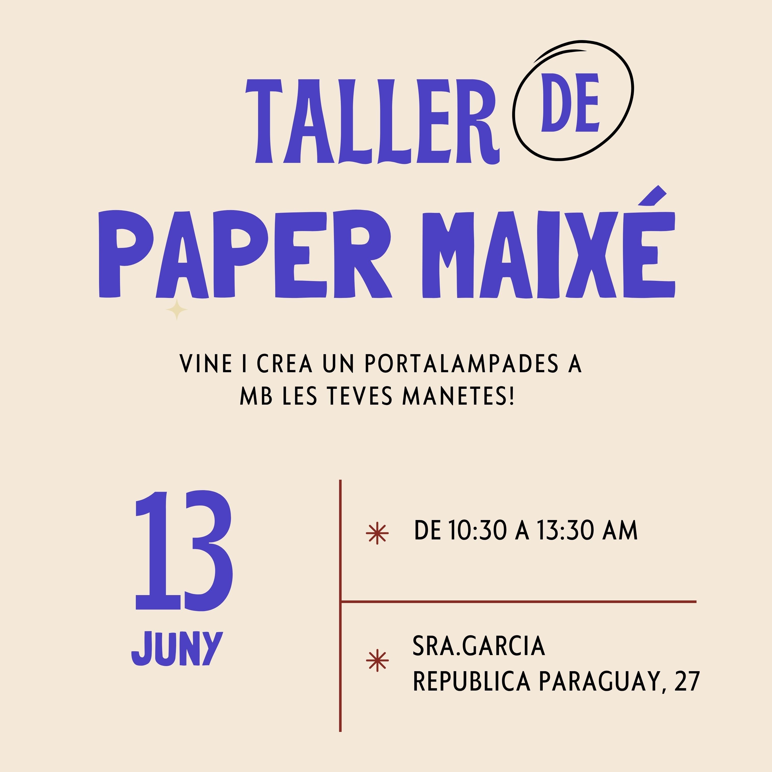 Taller de paper maixé