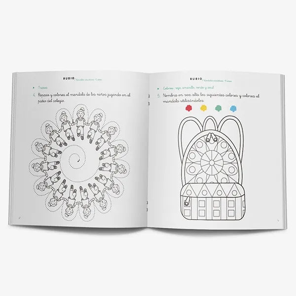 Mandalas educativos +5 años
