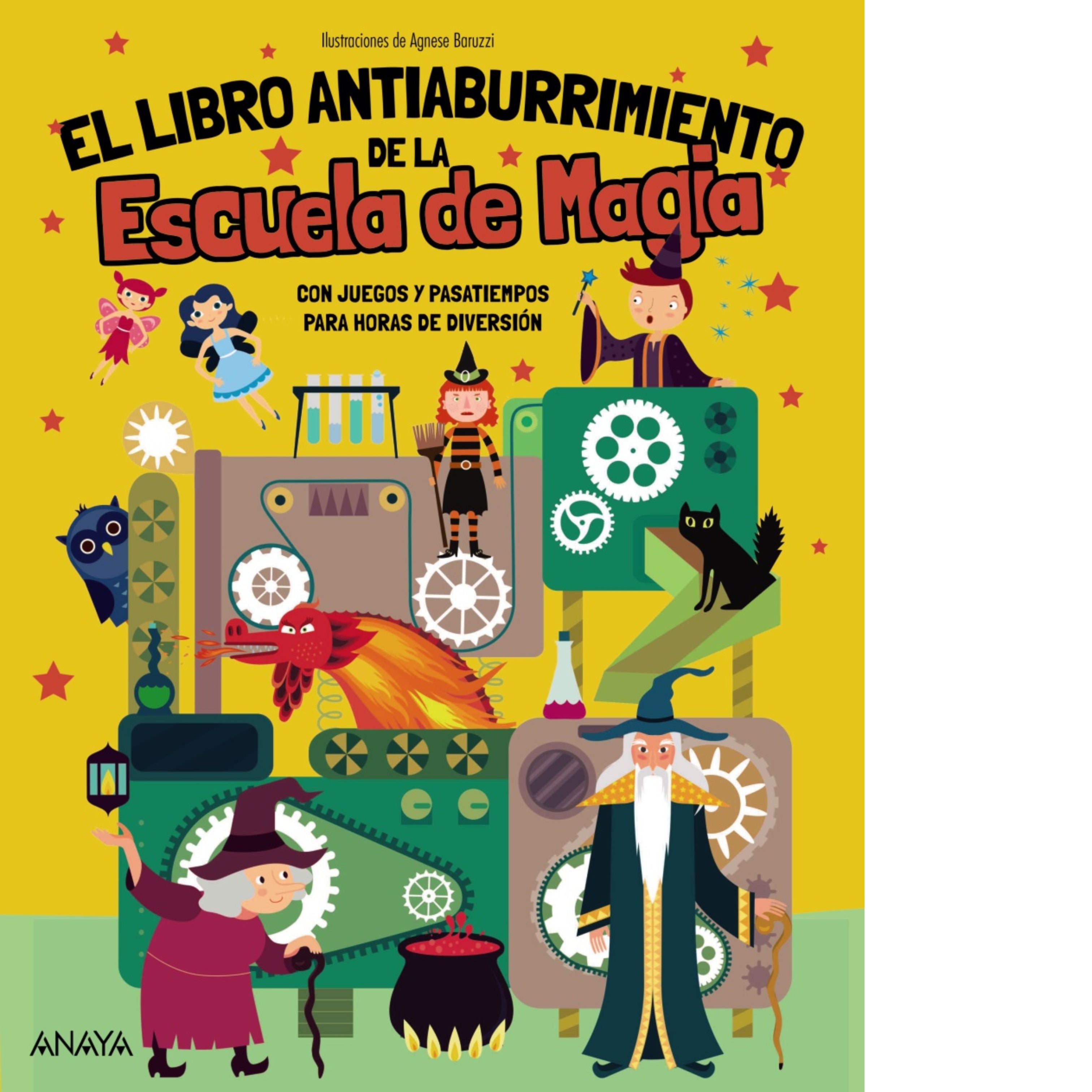El libro antiaburrimiento de la escuela de magia