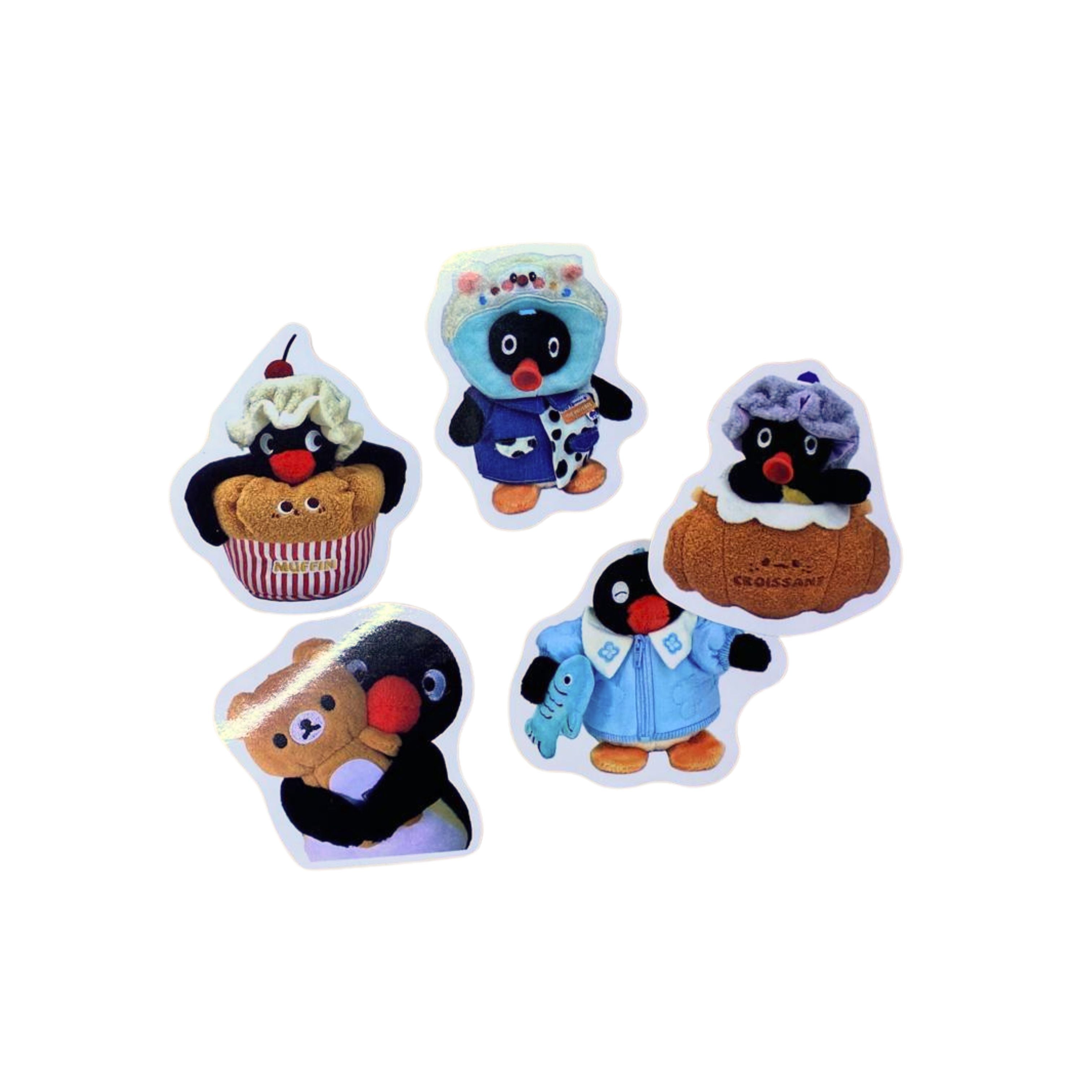 Stickers ilustraciones de Pingu
